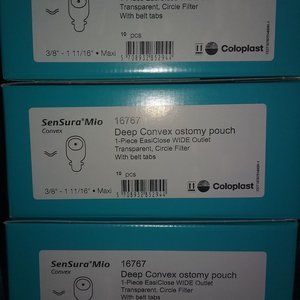 Coloplast Sensuro Mio Deep Convex ostomy pouch, 16767